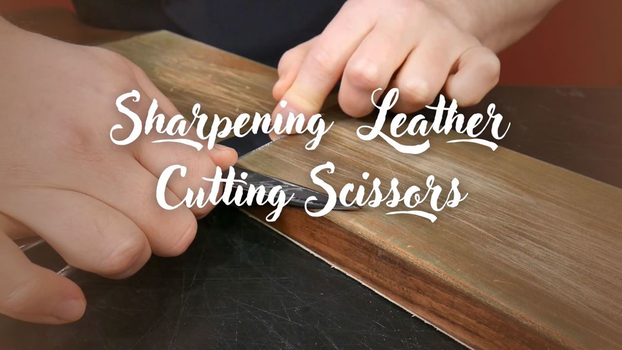 Sharpening Leather Cutting Scissors